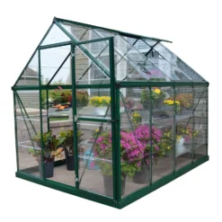Palram 6 X 8ft Canopia Harmony Greenhouse - Green