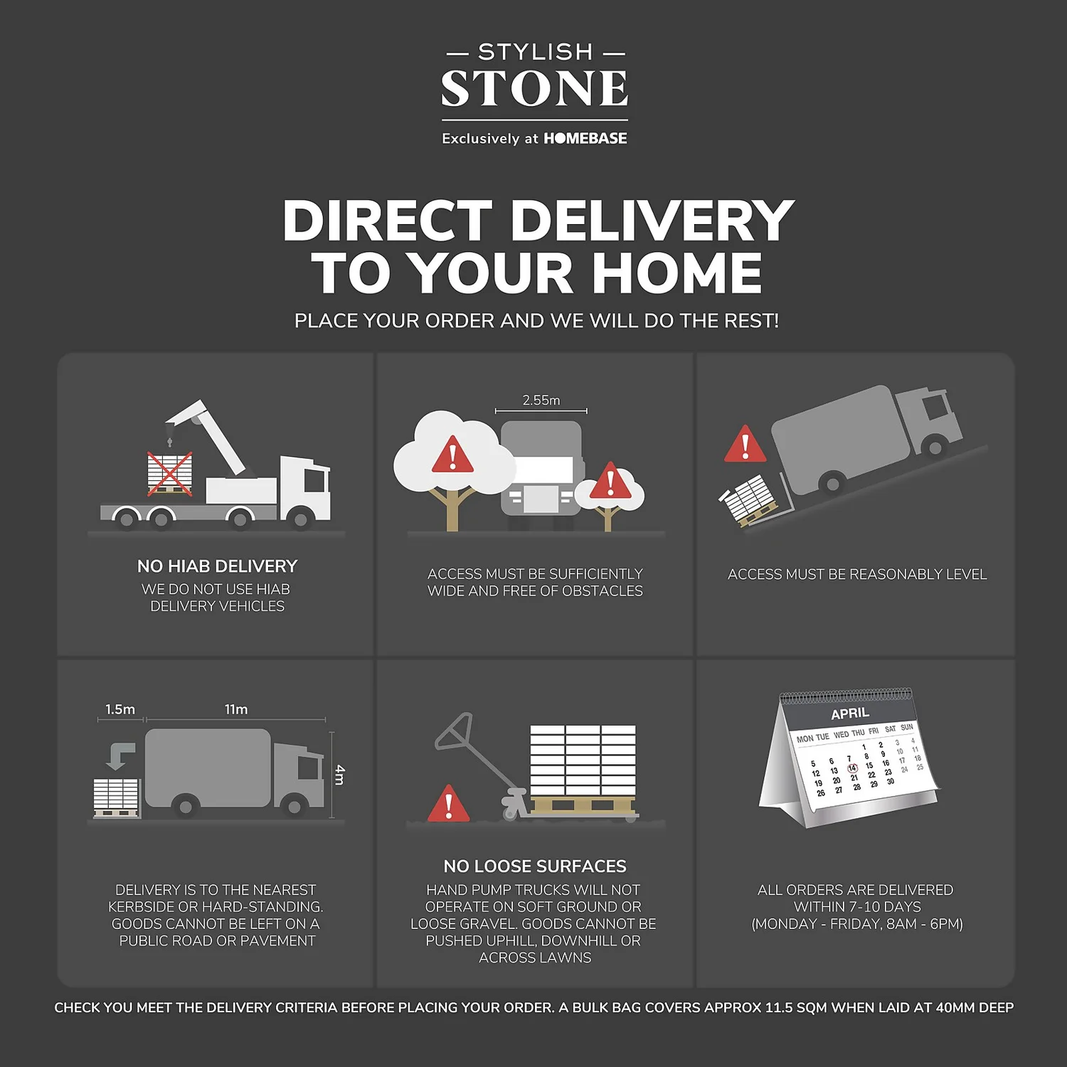 Stylish Stone Rustic Full Rope Top Edging - Old Granite (Full Pack) - Image 3