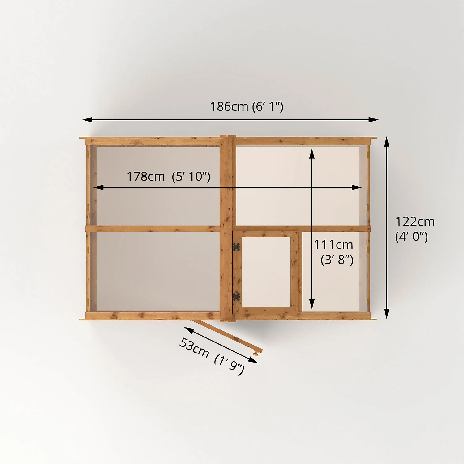 Mercia 4 X 6ft Traditional Greenhouse - Incl. Installation - Image 10