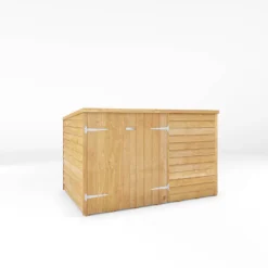 Mercia 6 X 4ft Overlap Pent Bike Shed - Incl. Installation