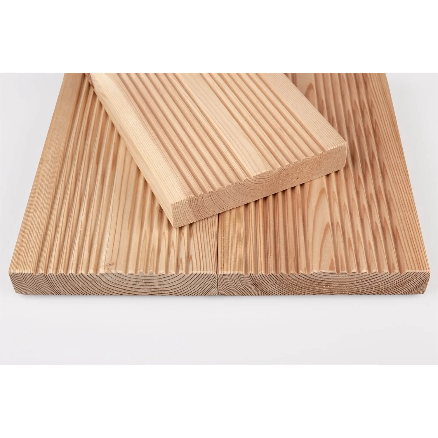 None Siberian Larch Decking 27x144mmx4.0mtr (Pack Of 4) - Image 2