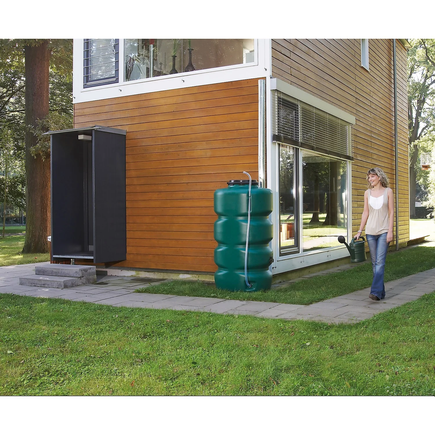 Garantia Garden Water Tank - 1000L - Green - Image 2