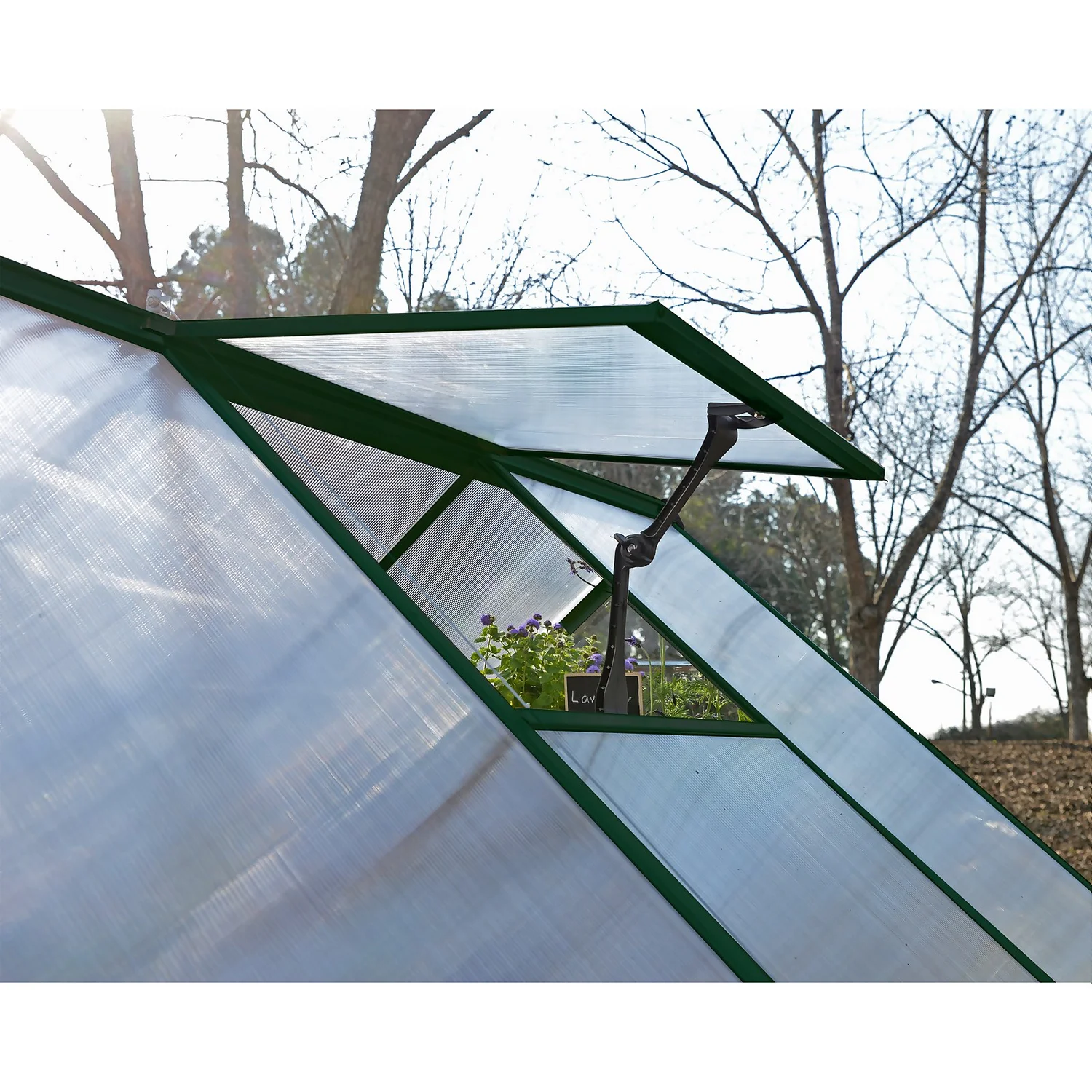 Palram Canopia Hybrid 6 X 6ft Green Greenhouse - Image 3