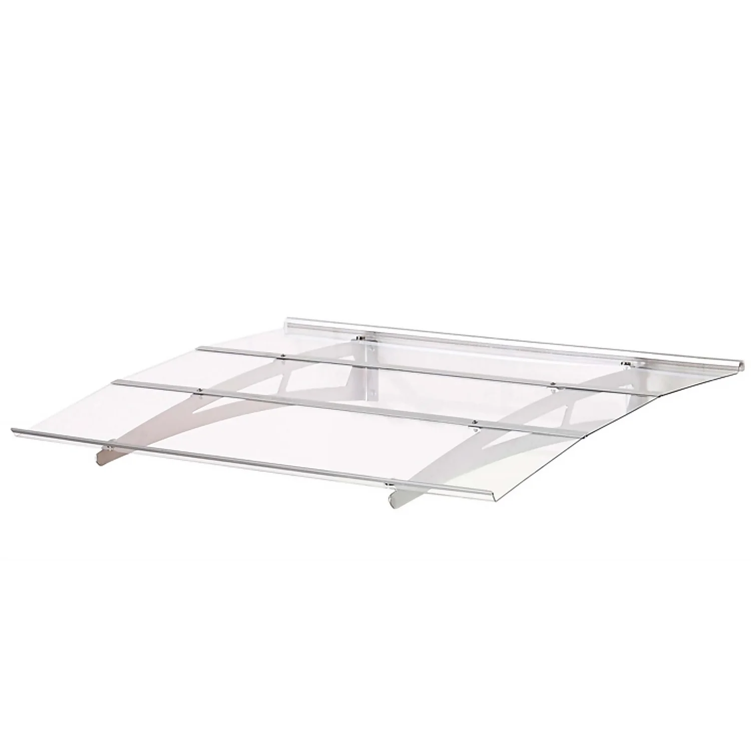 None Madrid 1200X900 Silver Door Canopy - Image 2