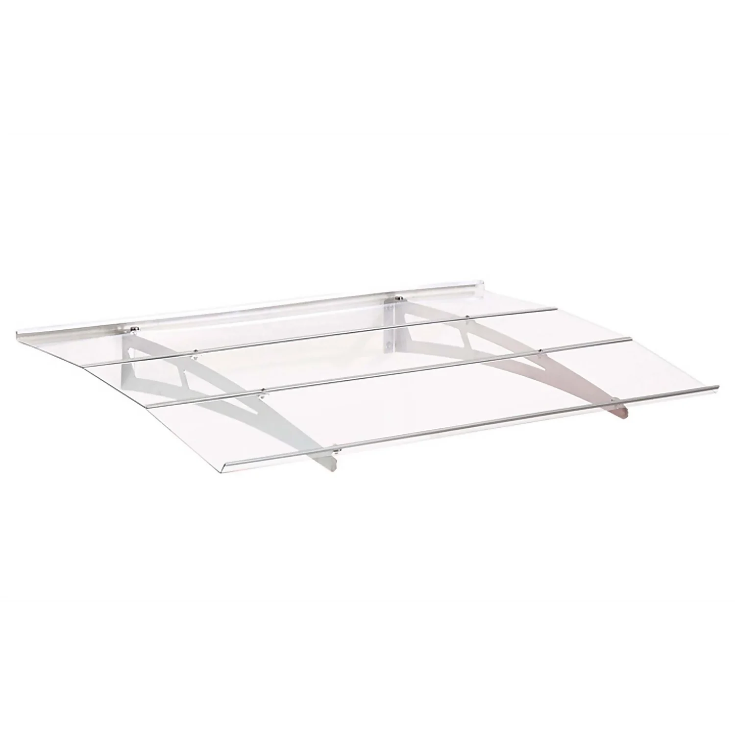 None Madrid 1400X900 Silver Door Canopy - Image 2