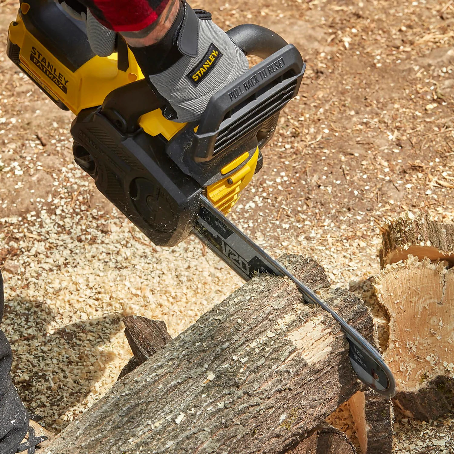 STANLEY FATMAX V20 18V Cordless 30Cm Chainsaw (Sfmccs630M1-Gb) - Image 5