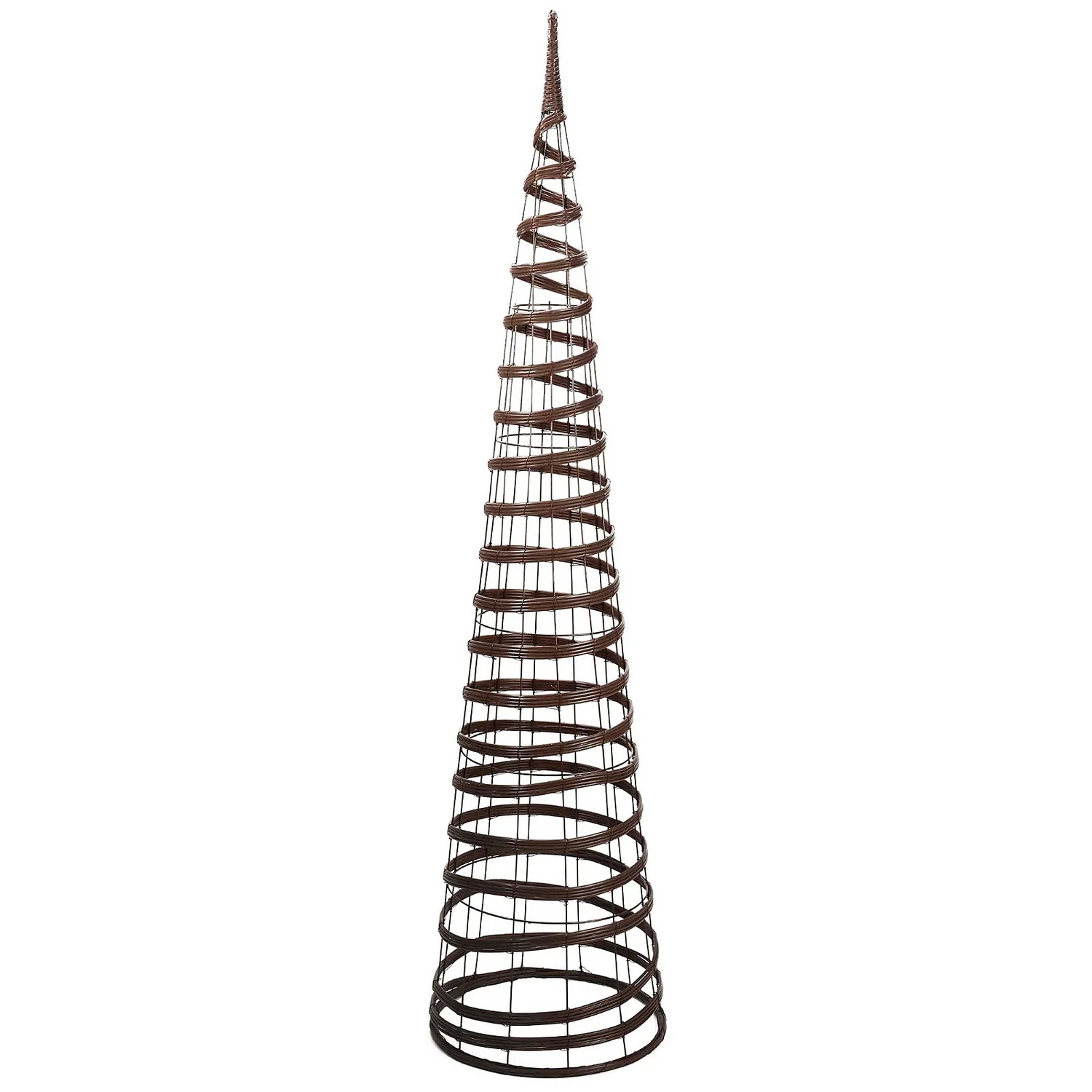 Smart Garden Faux Rattan Obelisk - Chestnut
