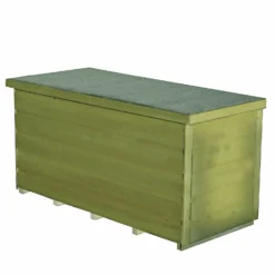 Shire Tongue & Groove Wooden Storage Box - 4x2ft