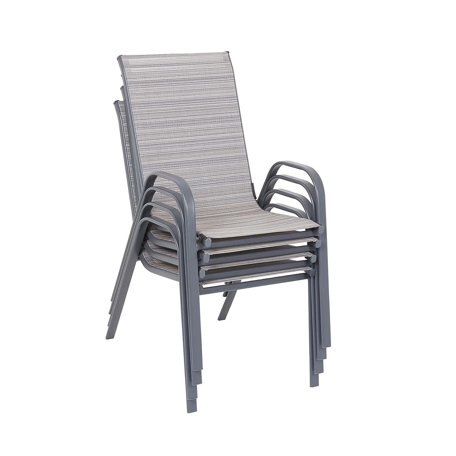 Andorra 4 Seater Garden Dining Set With Parasol - Image 5