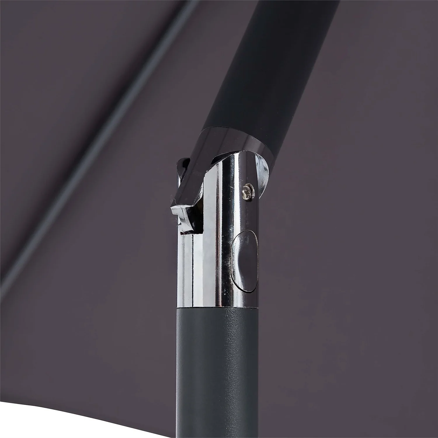None 2.1m Crank & Tilt Parasol Dark Grey - Dia. 38mm - Image 4