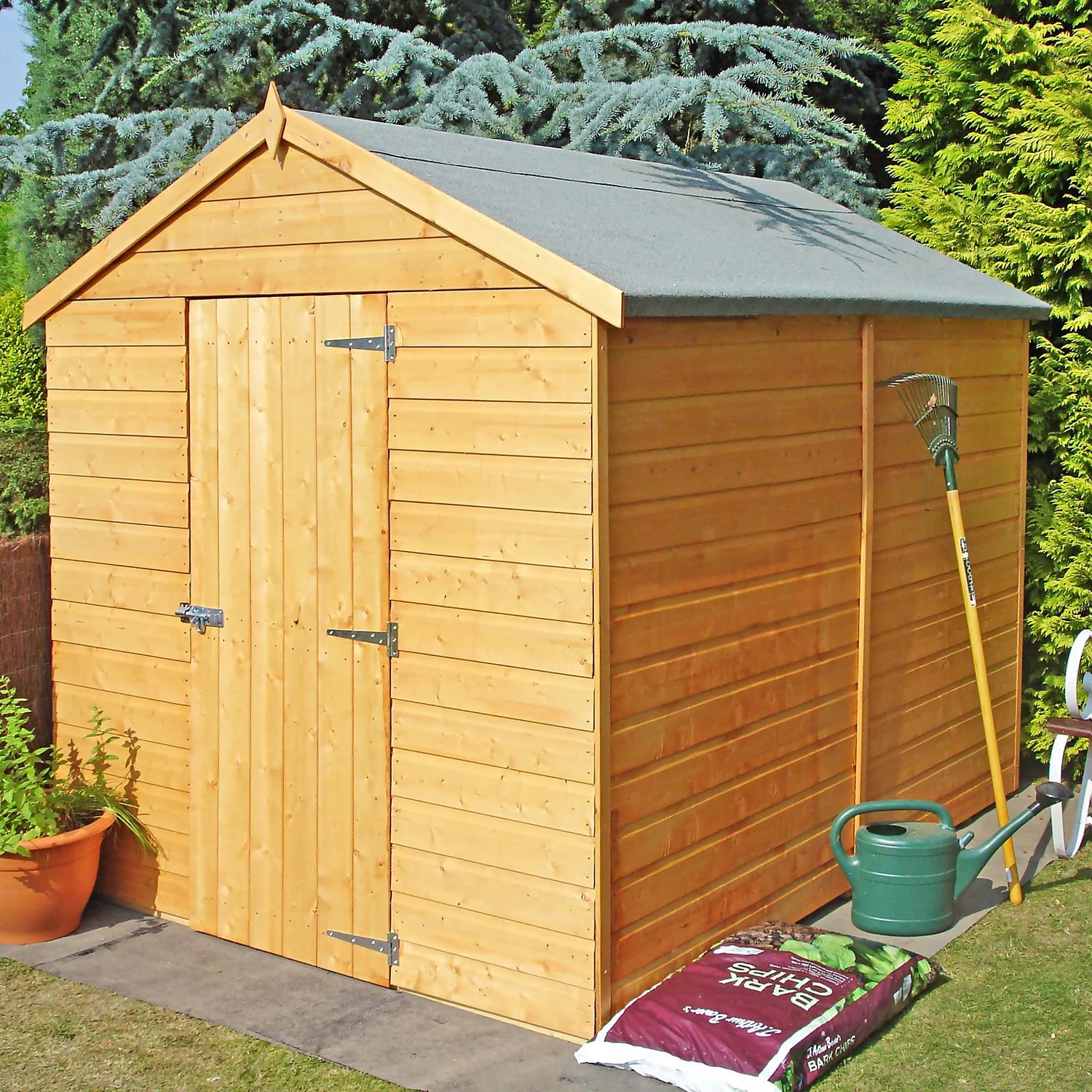 Shire 8 X 6ft Durham Shed Single Door - Image 2