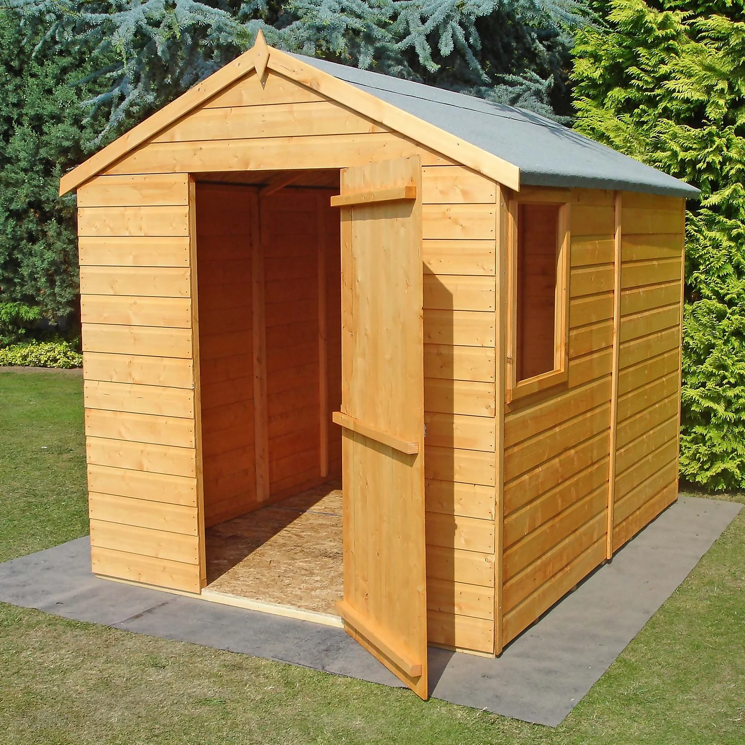 Shire 8 X 6ft Durham Shed Single Door - Image 4