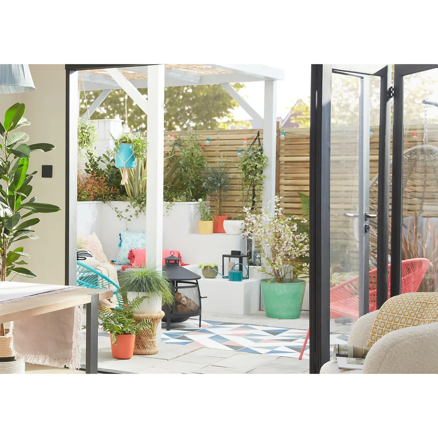 Glazed Finish Green Planter - 30cm - Image 3