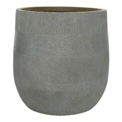 Liam Round Stripe Planter - Large