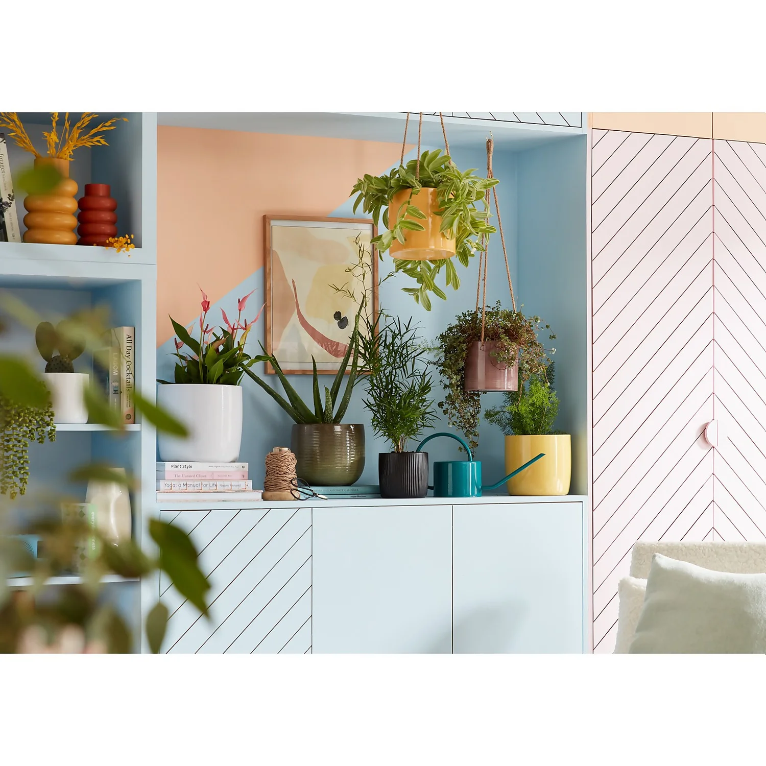 Perla White Plant Pot - 21cm - Image 4