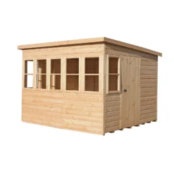 Shire 8 X 8ft Sun Pent Shed - Including Installation