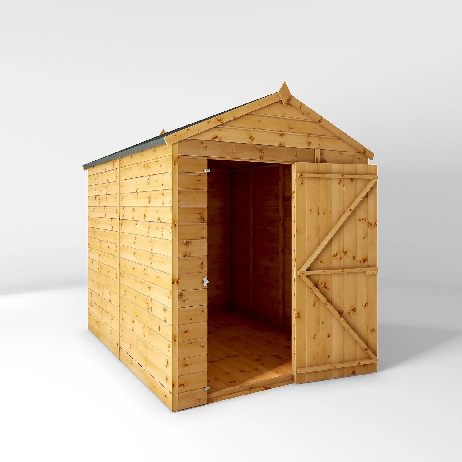 Mercia 8ft X 6ft Premium Windowless Shiplap Apex Shed - Image 10