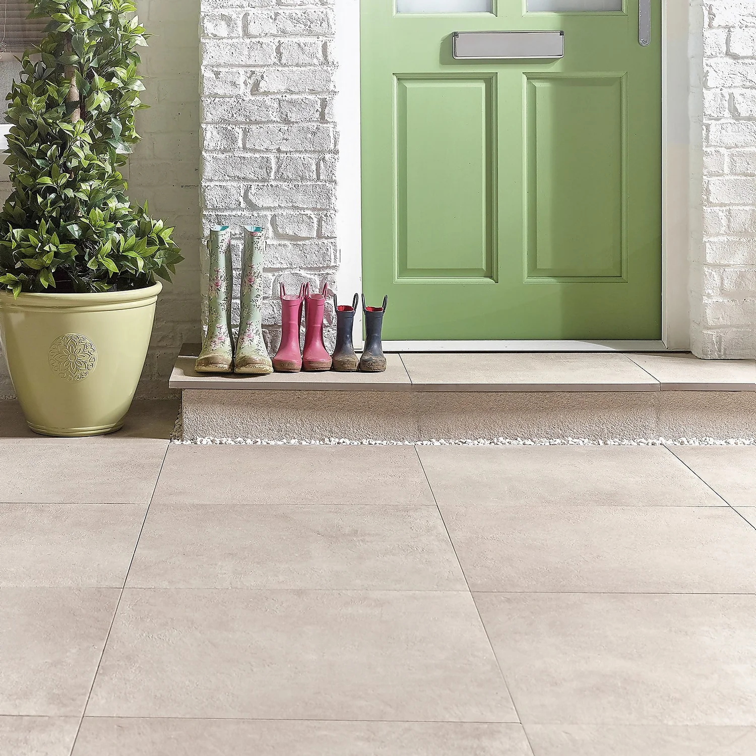 Porcelain Paving 600 X 600mm - Flaxen (Full Pack) - Image 4
