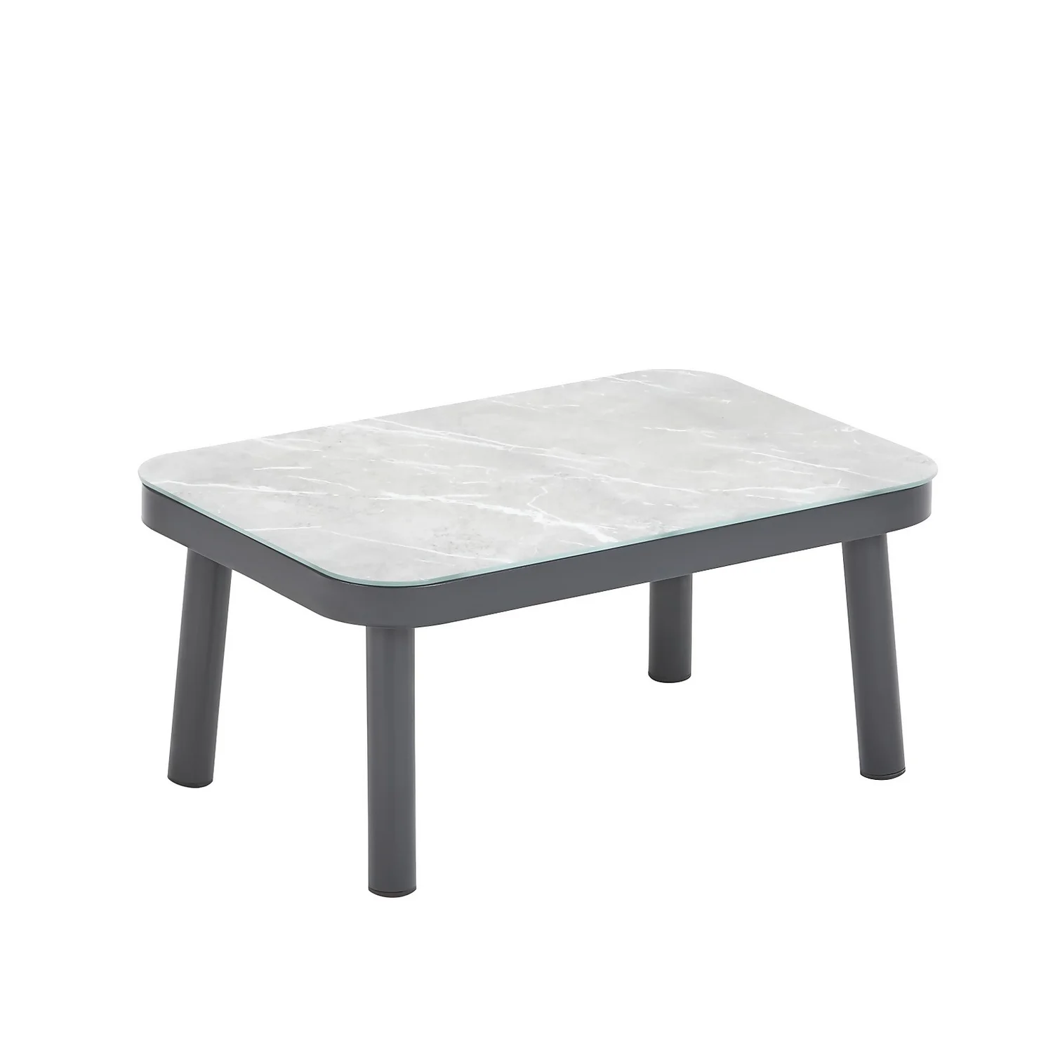 Heba Grey Metal Garden Corner Sofa Set - Image 10