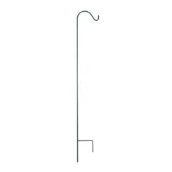 Single Shepherd Garden Hook 48 Inch - Black