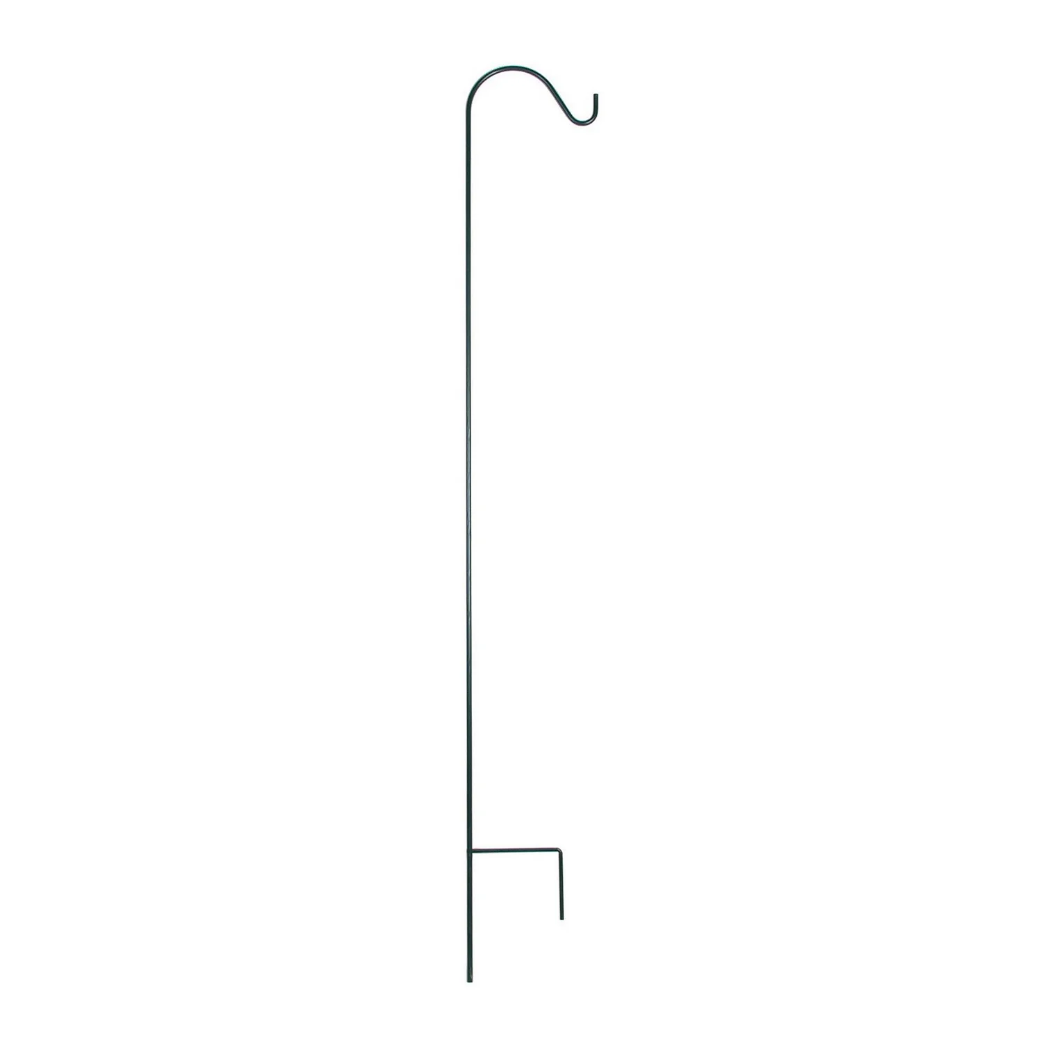 Single Shepherd Garden Hook 48 Inch - Black